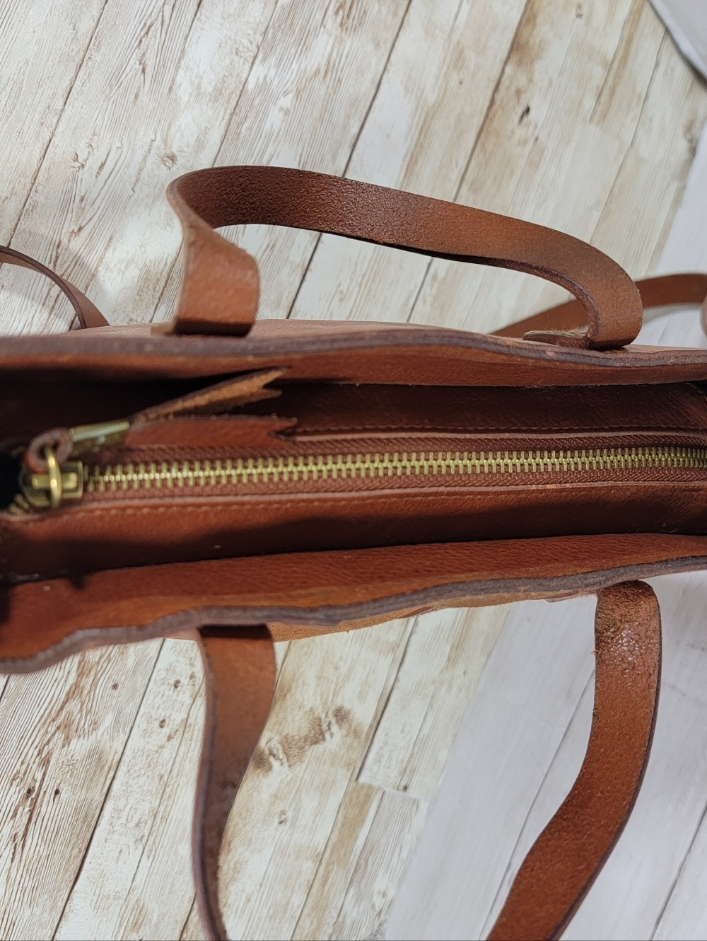 Madewell Suede Stripe Transport Tote - Picture 10 of 13